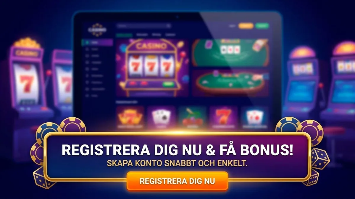 Registrera med bonus
